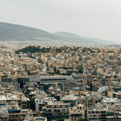 Athens center buildings